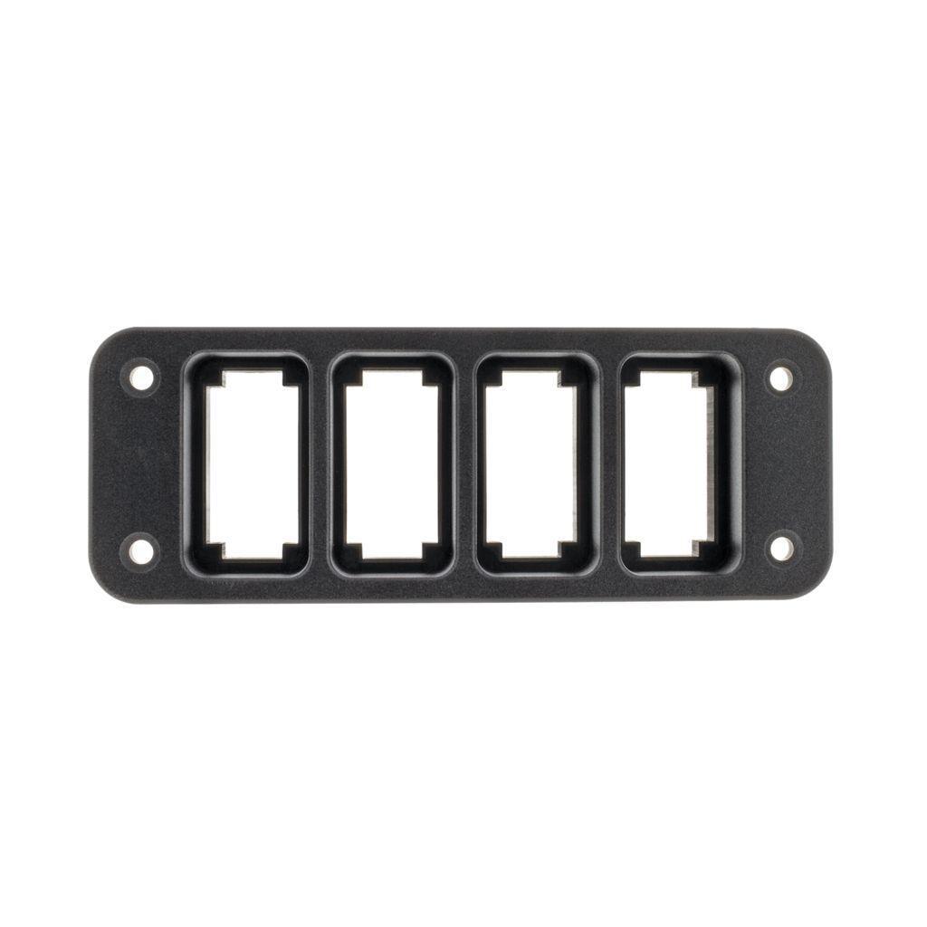 Quad Flush Mount Switch Panel - Early Toyota Flush Mount Accessory Panel