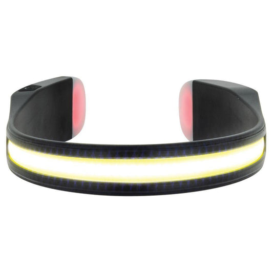 Rechargeable Strapless Led Headlamp With Tail Lights 500 Lms Head Torch