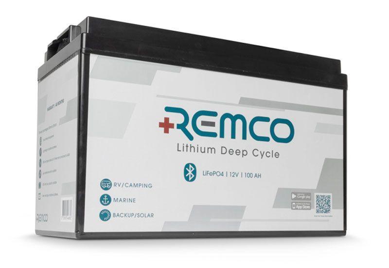 Remco 12v 100ah Lithium Battery 12v Bluetooth Lithium
