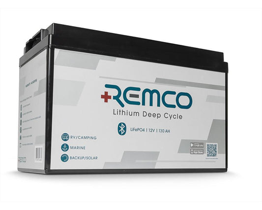 Remco 12v 130ah Lithium Battery 12v Bluetooth Lithium