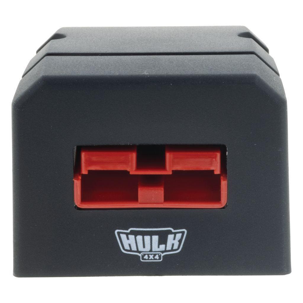 Single Surface Mount Housing With 50A Red Plug Surface Mount Accessory Panel