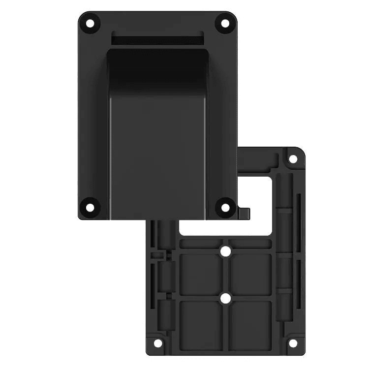 Slimline Single Surface Mount 50A Anderson Plug Housing Black Anderson Surface Mount