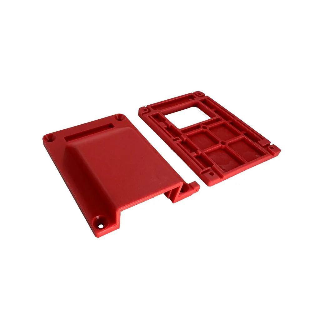 Slimline Single Surface Mount 50A Anderson Plug Housing Red Anderson Surface Mount