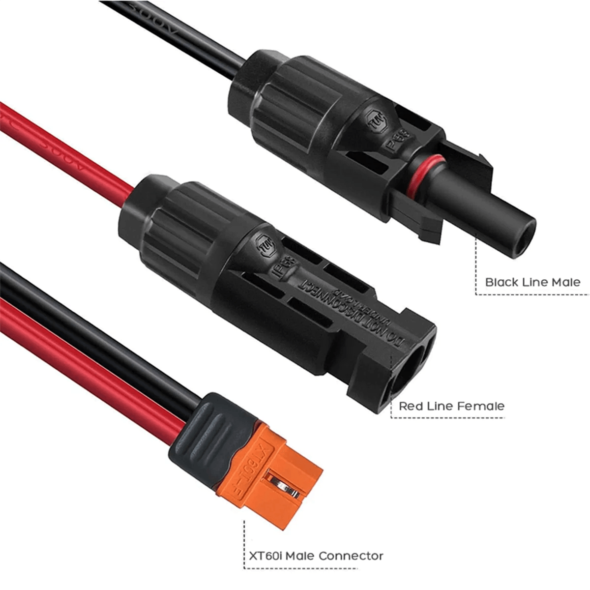 Solar mc4 Connector to XT60i Adapter Cable Solar Cable