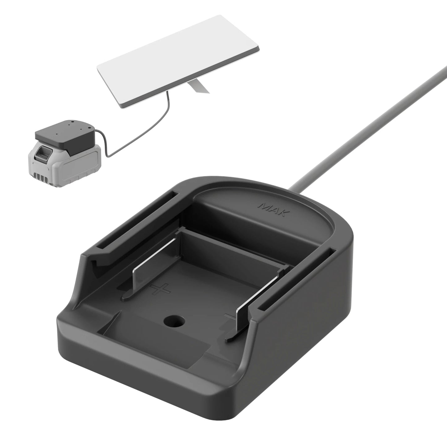 Starlink Mini Battery Adapter Power Cable for Makita Ryobi Milwaukee Dewalt 1M Cable Charger Adapter to DC Power Cable Cord Plug