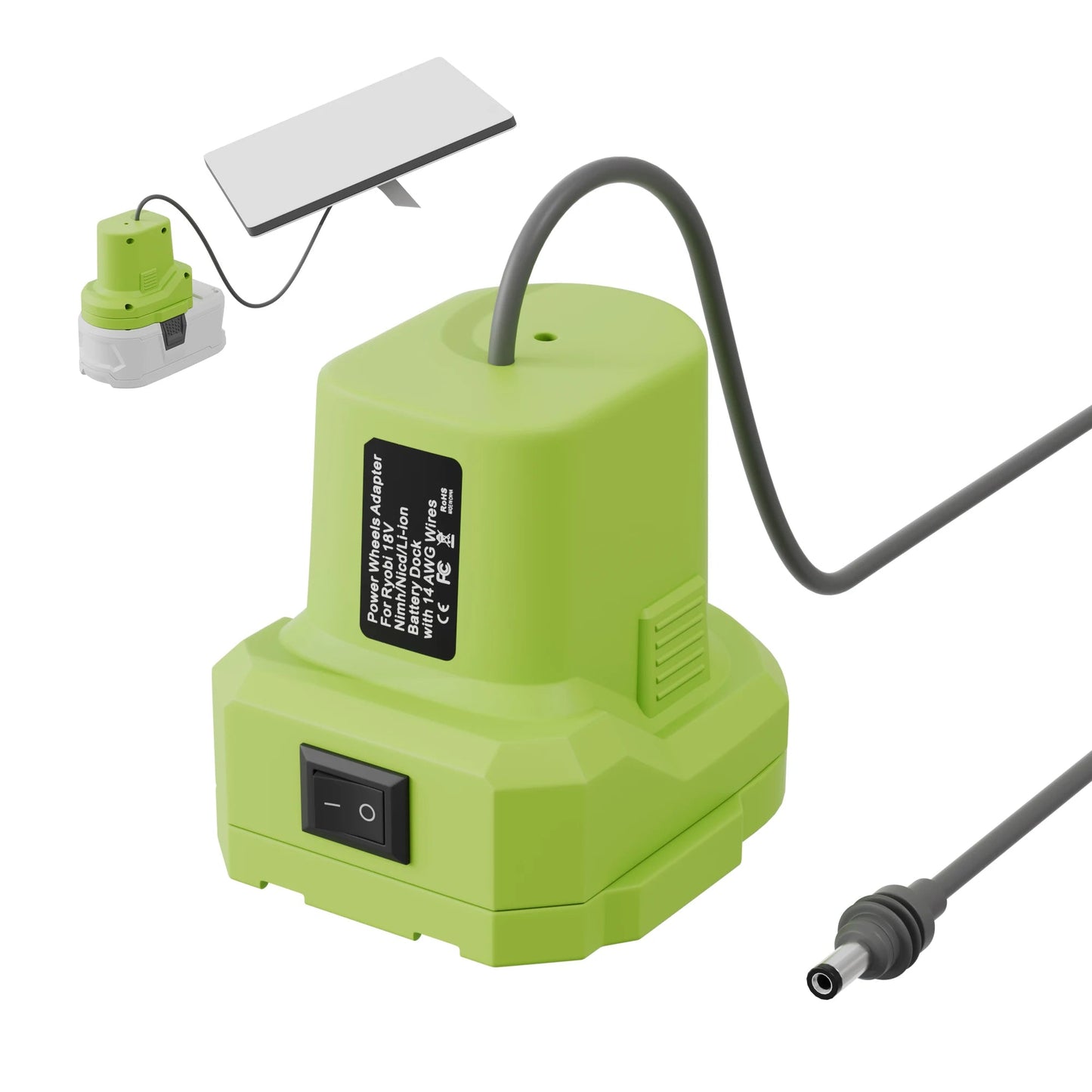 Starlink Mini Battery Adapter Power Cable for Makita Ryobi Milwaukee Dewalt 1M Cable Charger Adapter to DC Power Cable Cord Plug