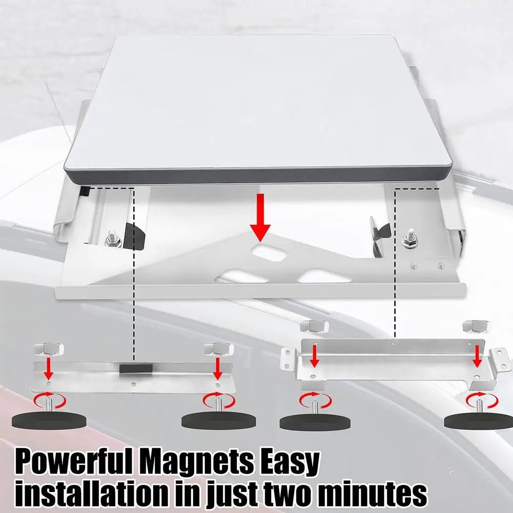StarLink Mini Flat Mount Kit Car Roof Magnetic Mounting Bracket Quick Release Kit for RV Boat Starlink Mini Mount