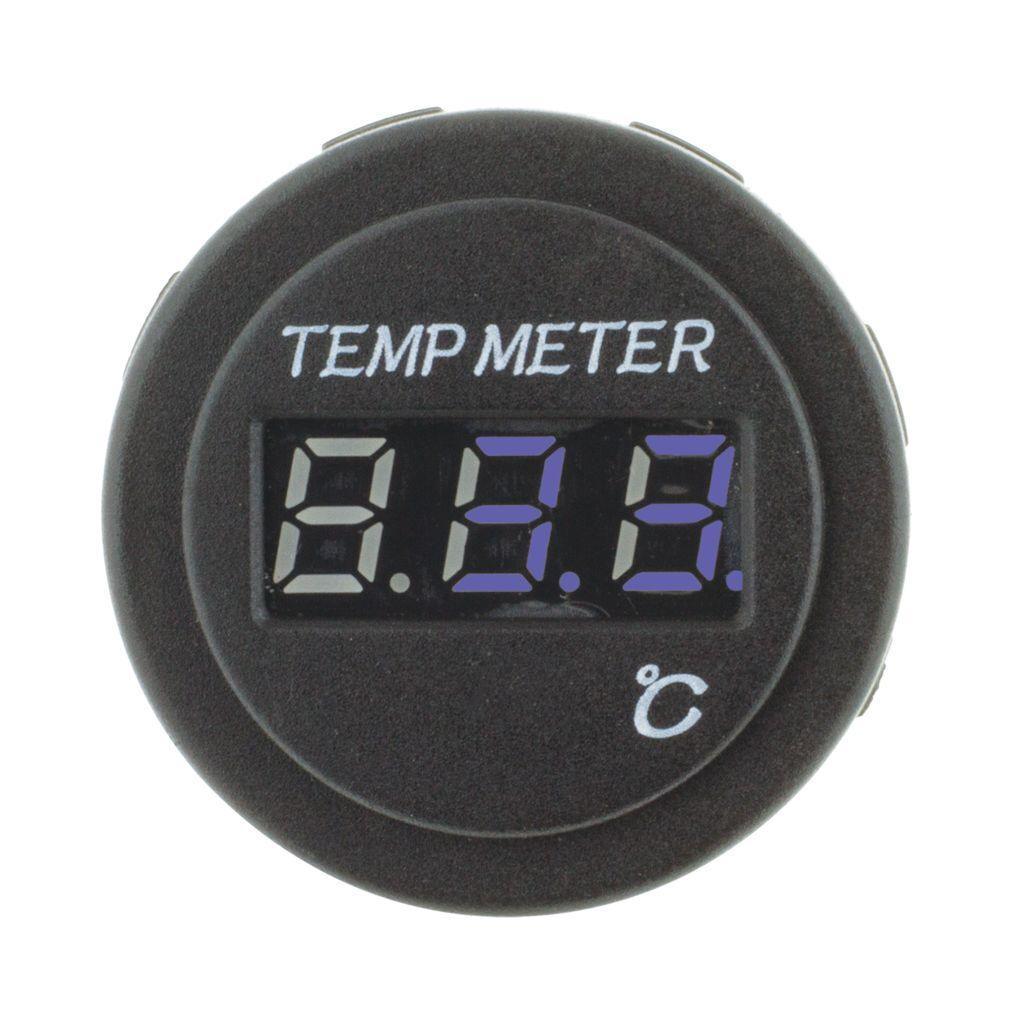 Temperature Meter With Temperature Sensor Aux 12v Socket