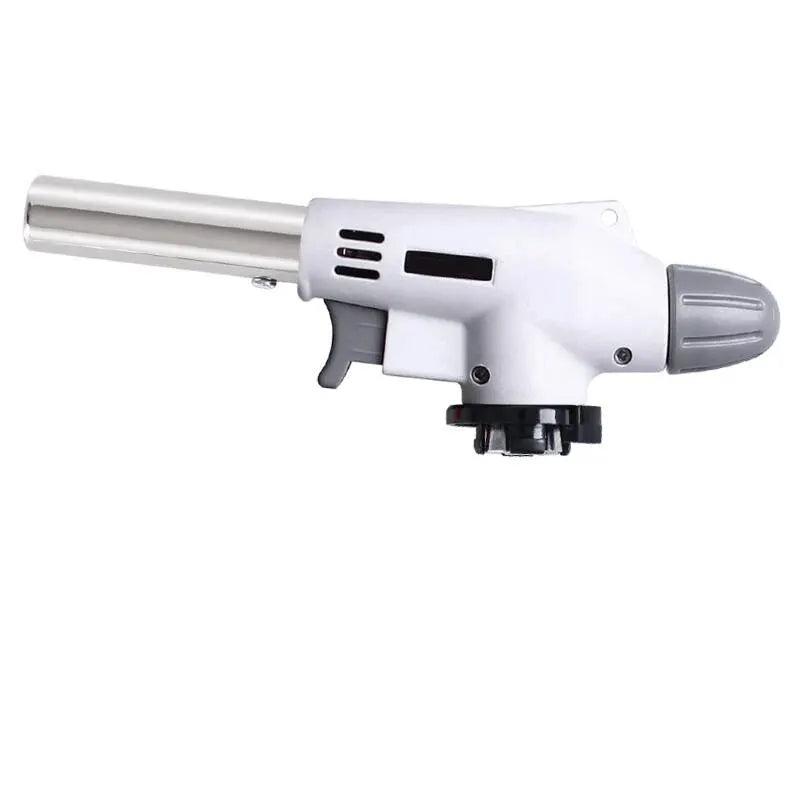 Torch Cooking AutoIgnition Butane Gas Welding-Burner Welding Gas Burner Flame Gas Torch Flame Gun Blow for BBQ Camping Cooking Butane Torch