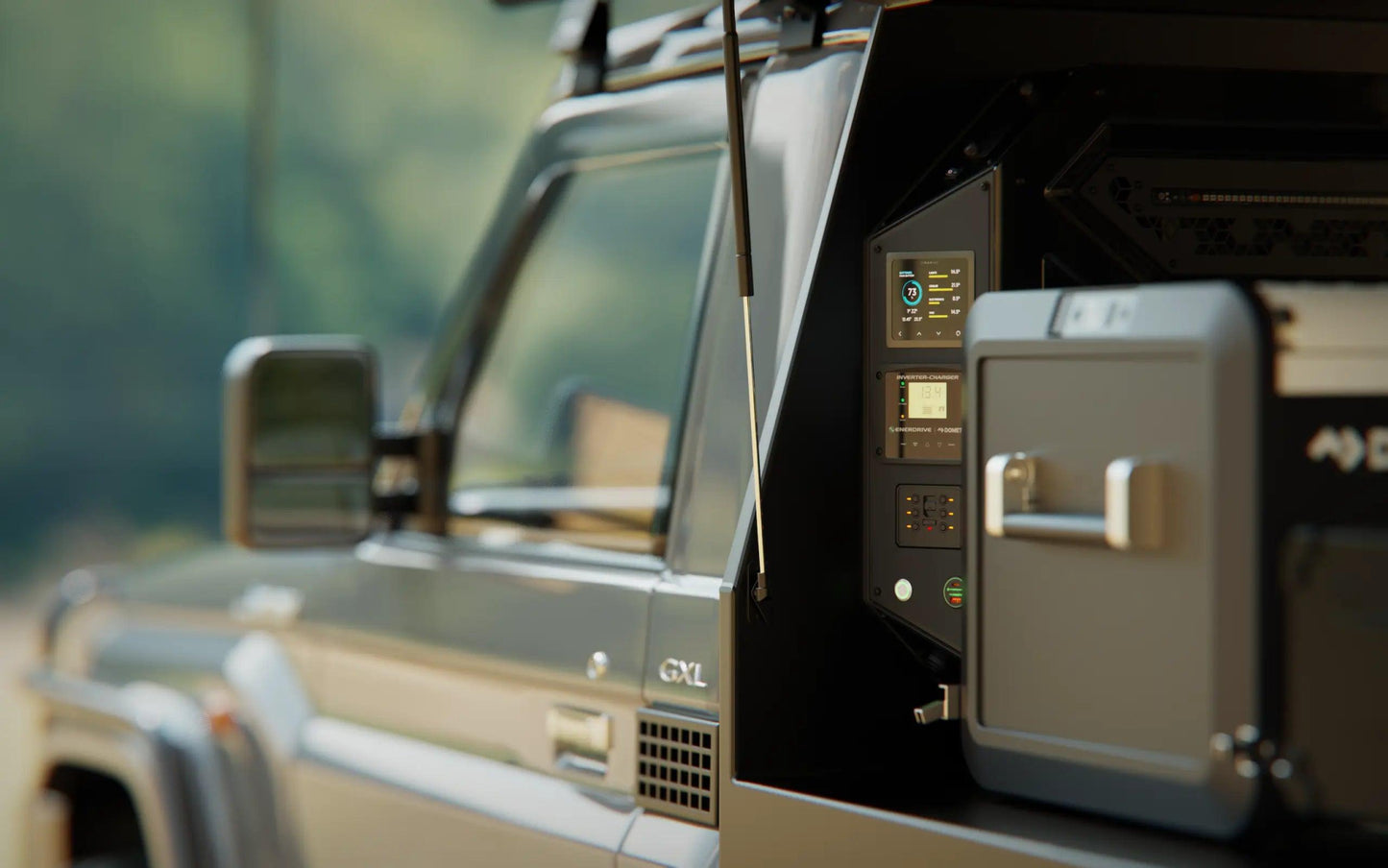Voyager Digital System LEFT 3000W/100A Inverter-Charger 40DC inc SIMARINE SCQ50 Canopy Power Systems