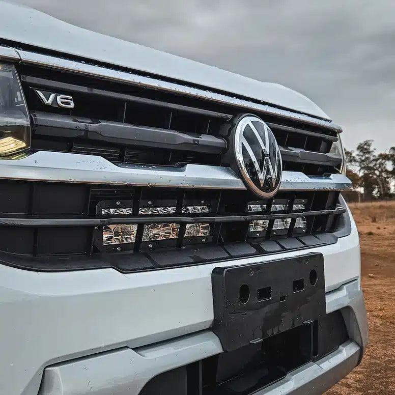 VW Amarok 2023-on Behind Grille Light Bar Kit – Style, PanAmericana & Aventura Models Behind Grille Integration Kit