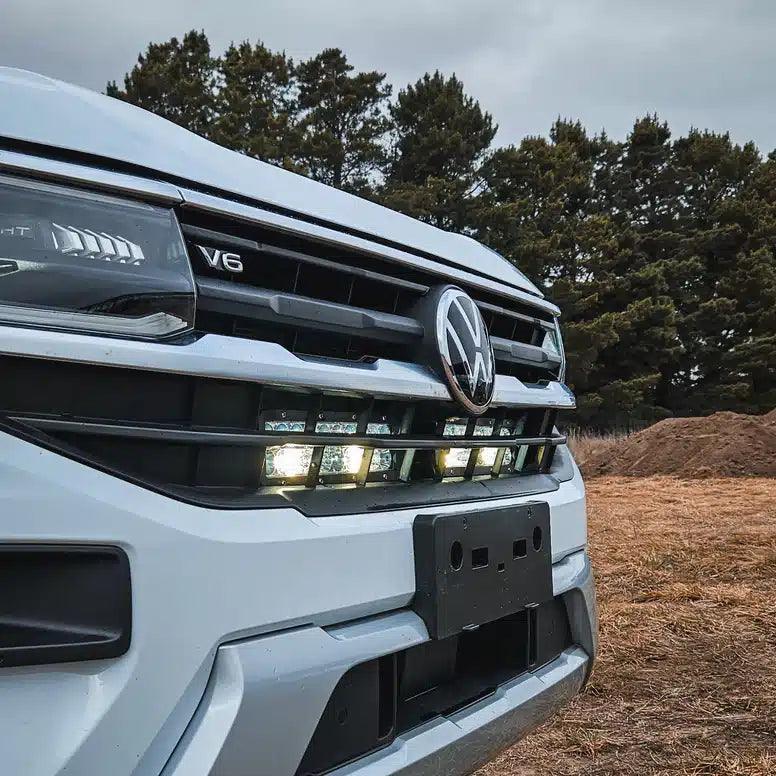VW Amarok 2023-on Behind Grille Light Bar Kit – Style, PanAmericana & Aventura Models Behind Grille Integration Kit
