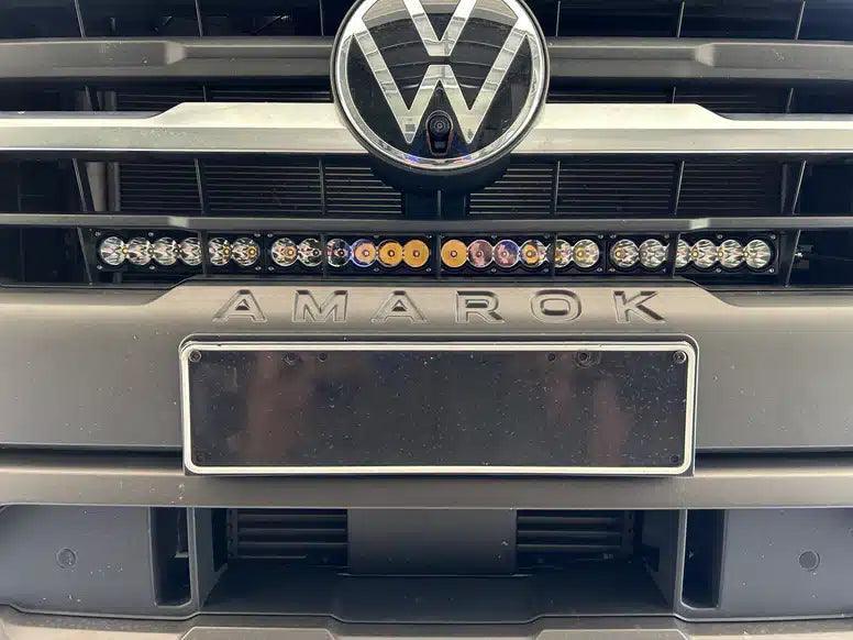 VW Amarok 2023-on Behind Grille Light Bar Kit – Style, PanAmericana & Aventura Models Behind Grille Integration Kit