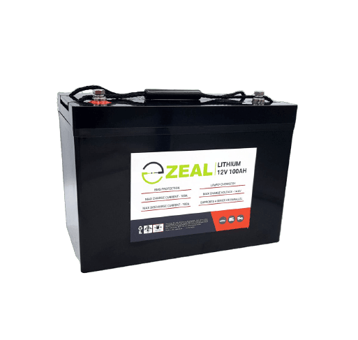Zeal Lithium Deep Cycle 100ah Lithium Batteries