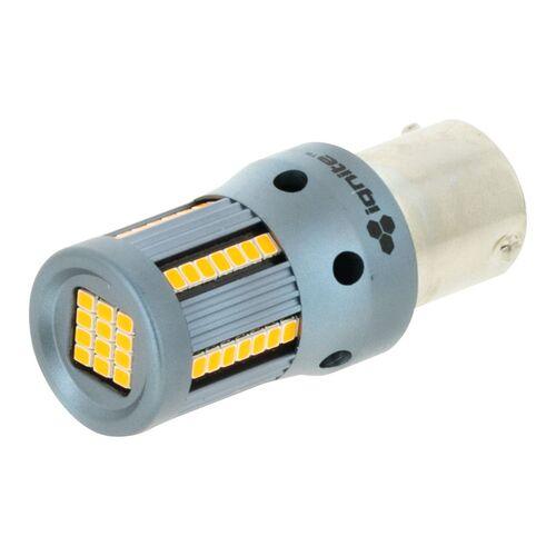 BAU15s Amber, 12V 1500 Lumens (PKT2) LED Signalling Globes