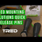 TRED Quick Release Mounting Pins 162.5mm (Pair)