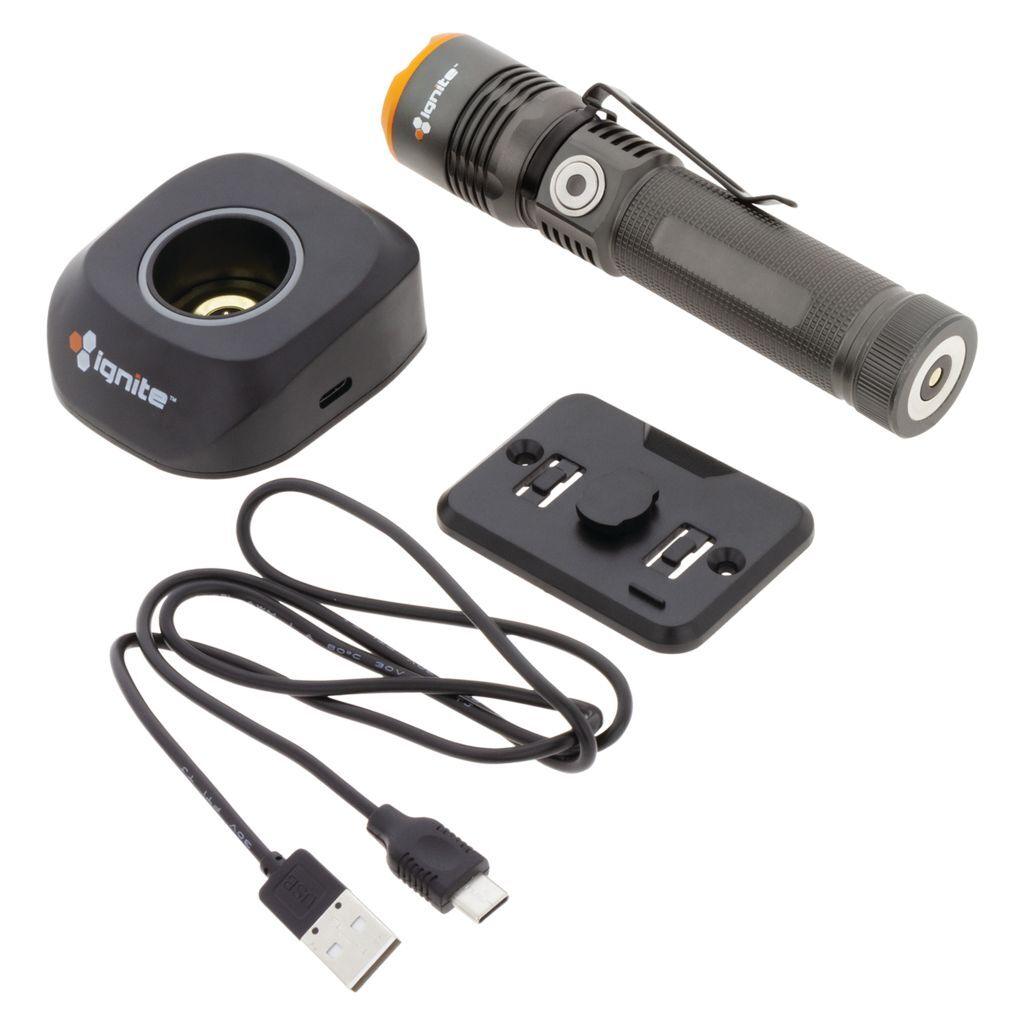 Rechargeable Led Torch With Charging Stand 600 Lumens Inspection lamps