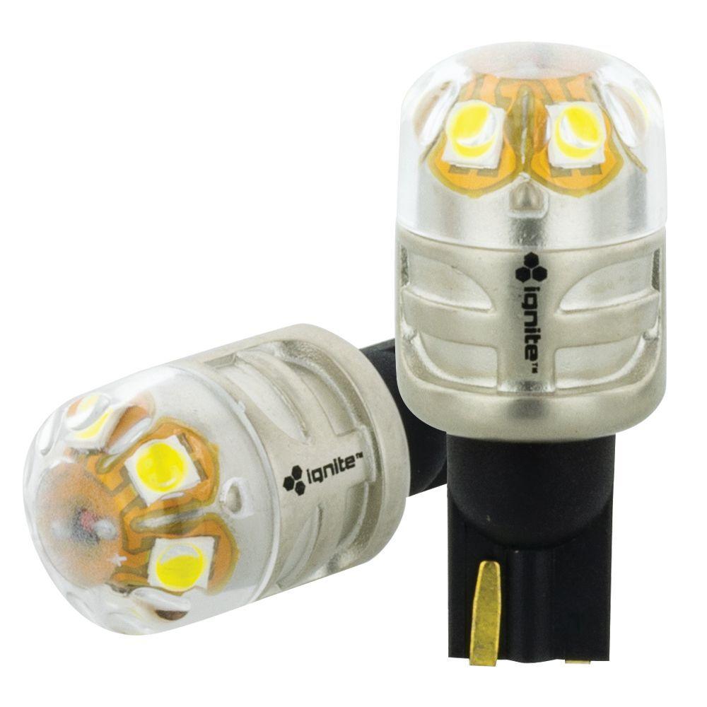 T15 Wedge White 12/24V 900 Lumens (PKT2) LED Signalling Globes