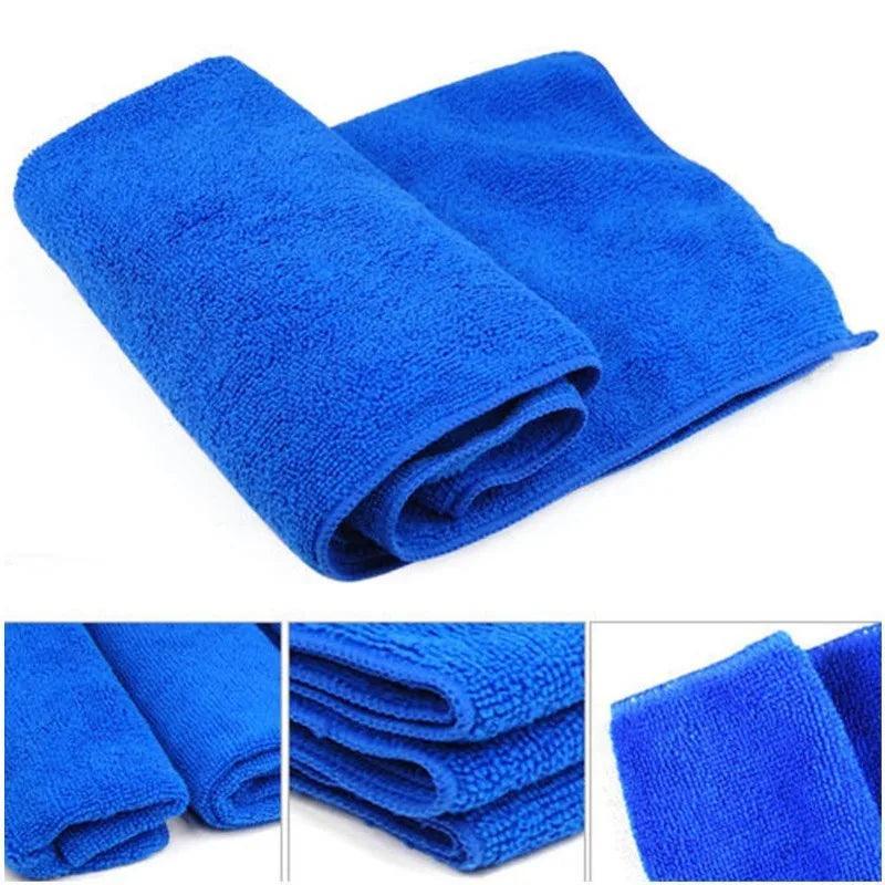 1-20Pcs Microfiber Towels Car Wash Drying Cloth Towel Household Cleaning Cloths Auto Detailing Polishing Cloth Home Clean Tools Microfibre Towel