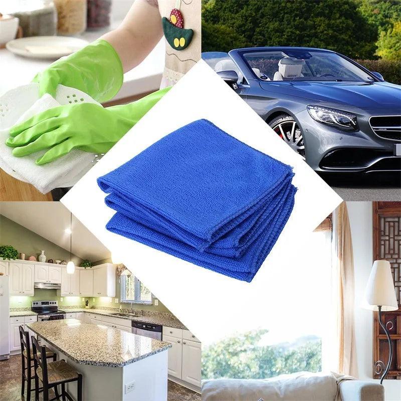 1-20Pcs Microfiber Towels Car Wash Drying Cloth Towel Household Cleaning Cloths Auto Detailing Polishing Cloth Home Clean Tools Microfibre Towel