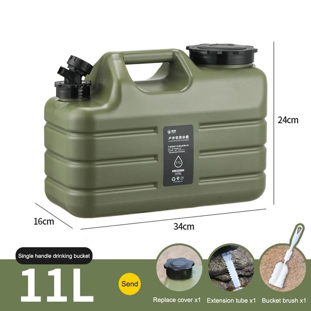 11L Outdoor Water Bin Large Capacity Portable Camp Water Bag with with Electric Water Pump Water Dispenser for Camping Picnic Water Pump