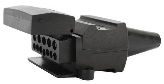 12 Pin Flat Trailer Socket (With Reed Switch) - Trailer Plugs & Sockets - Open Cut Off - Grid