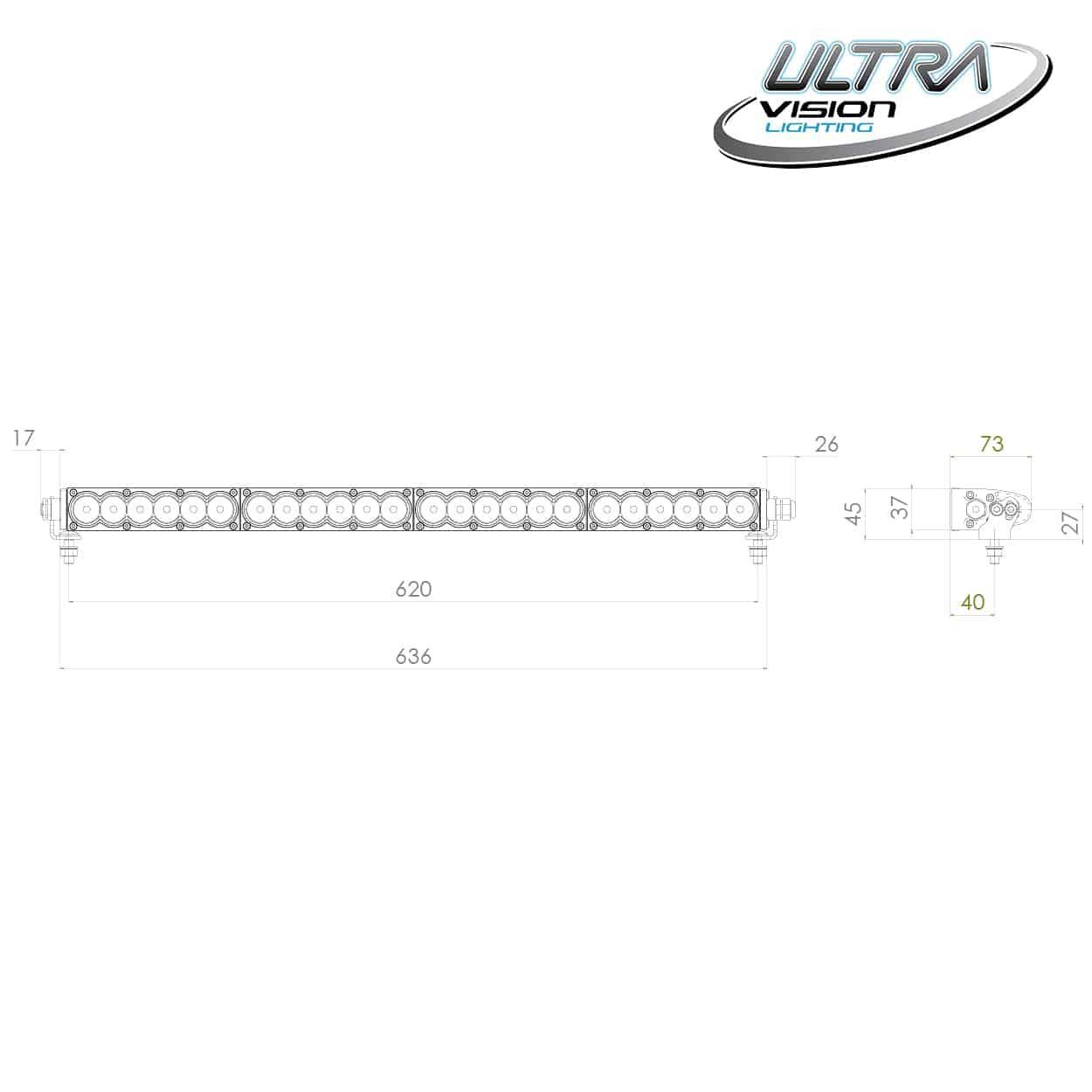 120 LED 26.5″ Light Bar LED Light Bars