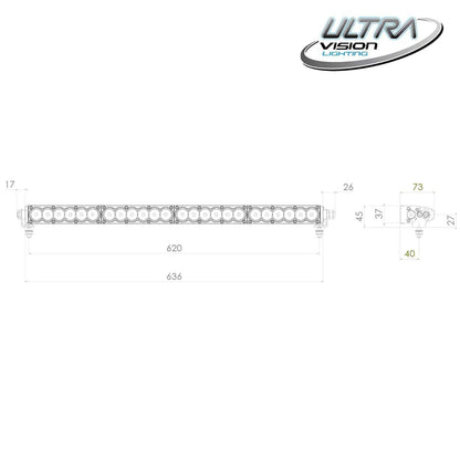 120 LED 26.5″ Light Bar LED Light Bars