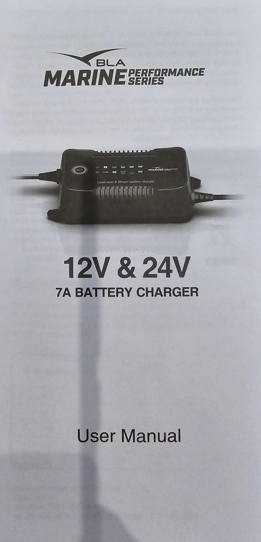 12v & 24v 7amp Battery Charger Lithium Battery Charger