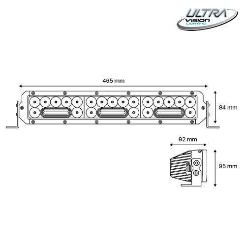 155W 18″ LED Light Bar LED Light Bars