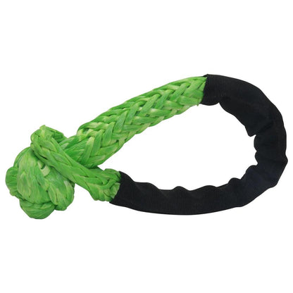 17T 38,000 Lbs Break Strength Synthetic Soft Shackle 1/2" X 22 Inch Rugged Shackles with Protective Sleeve For Vehicle Recovery Soft Shackle