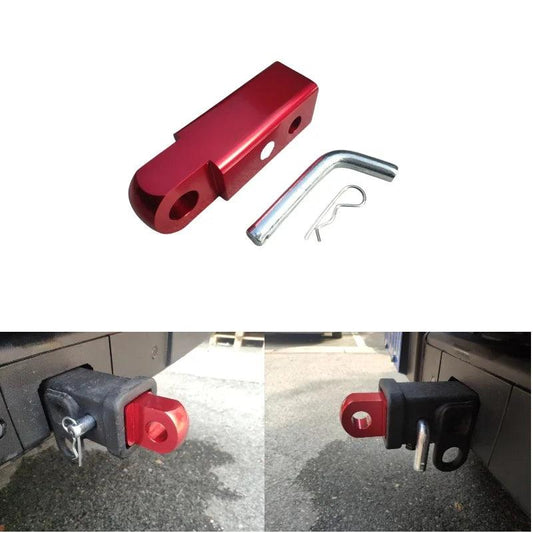 18000 Lbs 2 inch Shackle Hitch Arm Receiver Towing Trailer Tow Hitch Trailer Hooks Tow Bar With Two Hole Adjust Pitch - Row - Shackle Hitch - Open Cut Off - Grid