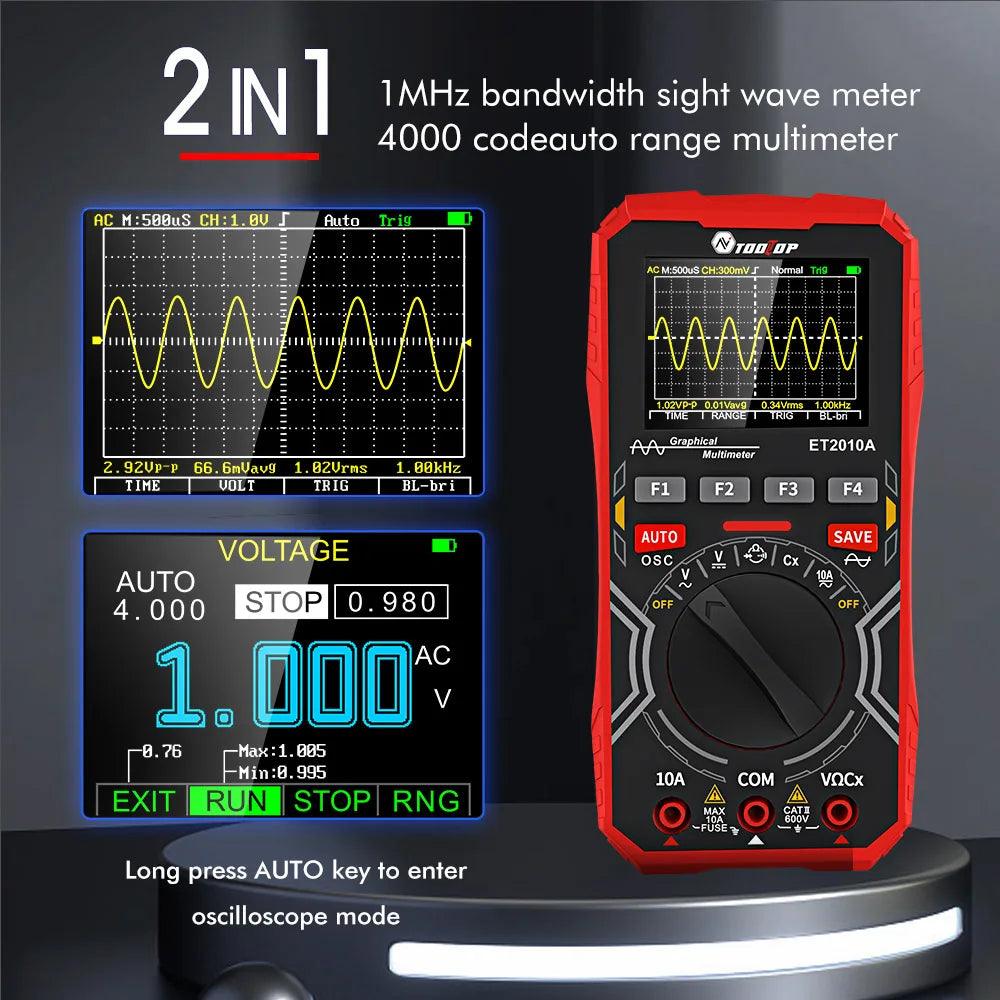 2 In 1 Digital Multimeter & Oscilloscope Multimeter