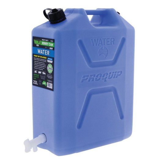 22 Litre Water Jerry Can W/ Tap - Jerry Cans & Funnels - Hulk 4x4