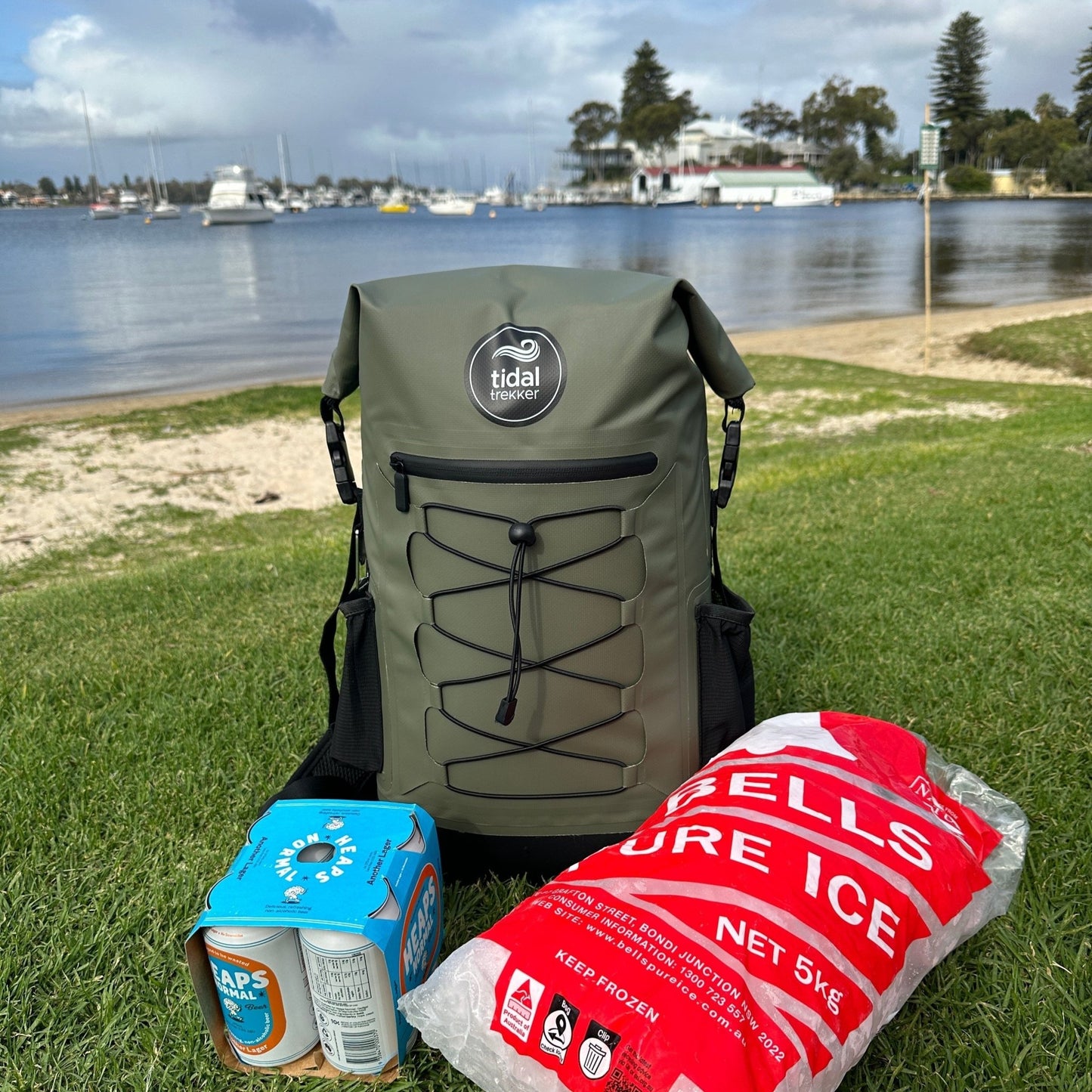 25L Insulated Cooler Backpack Travel Bag