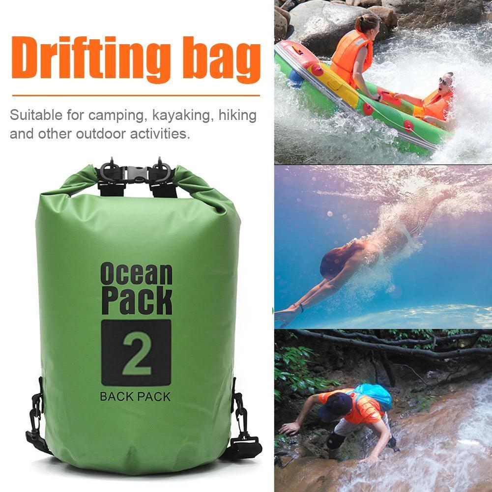 2L 5L Drifting PVC Mesh Bags Lightweight Waterproof Phone Pouch Floating Boating Kayaking Camping Bags for Outdoor Swimming Waterproof Bag
