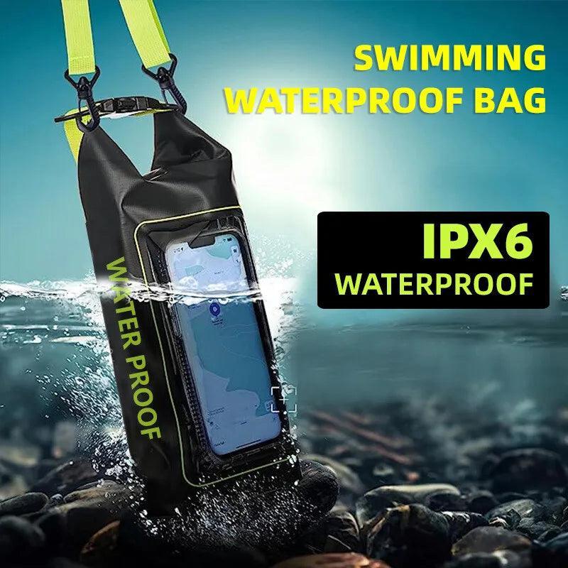 2L Dry Bag Touch Screen Waterproof Bags For Trekking Drifting Rafting Surfing kayak Outdoor Sports Bags Camping Equipment XA394Q Waterproof Bag