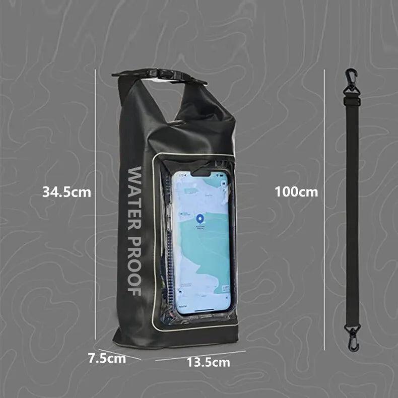 2L Dry Bag Touch Screen Waterproof Bags For Trekking Drifting Rafting Surfing kayak Outdoor Sports Bags Camping Equipment XA394Q Waterproof Bag