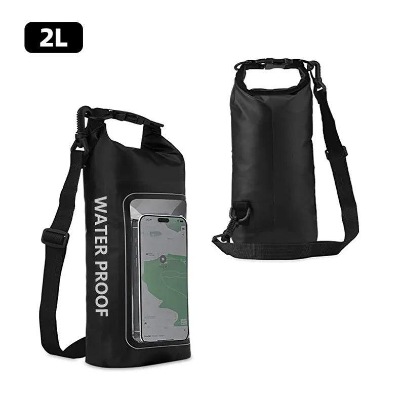 2L Dry Bag Touch Screen Waterproof Bags For Trekking Drifting Rafting Surfing kayak Outdoor Sports Bags Camping Equipment XA394Q Waterproof Bag