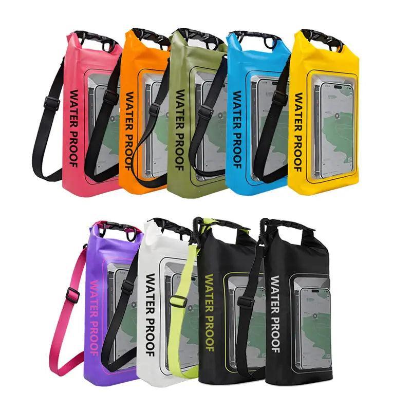 2L Dry Bag Touch Screen Waterproof Bags For Trekking Drifting Rafting Surfing kayak Outdoor Sports Bags Camping Equipment XA394Q Waterproof Bag