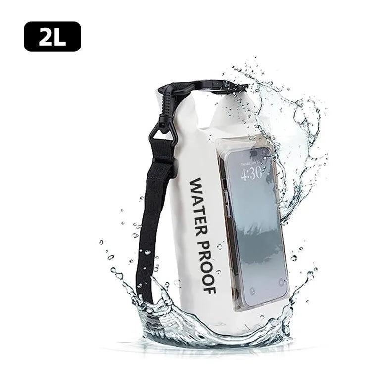 2L Dry Bag Touch Screen Waterproof Bags For Trekking Drifting Rafting Surfing kayak Outdoor Sports Bags Camping Equipment XA394Q Waterproof Bag