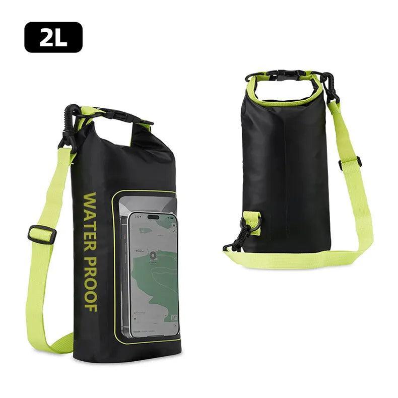 2L Dry Bag Touch Screen Waterproof Bags For Trekking Drifting Rafting Surfing kayak Outdoor Sports Bags Camping Equipment XA394Q Waterproof Bag
