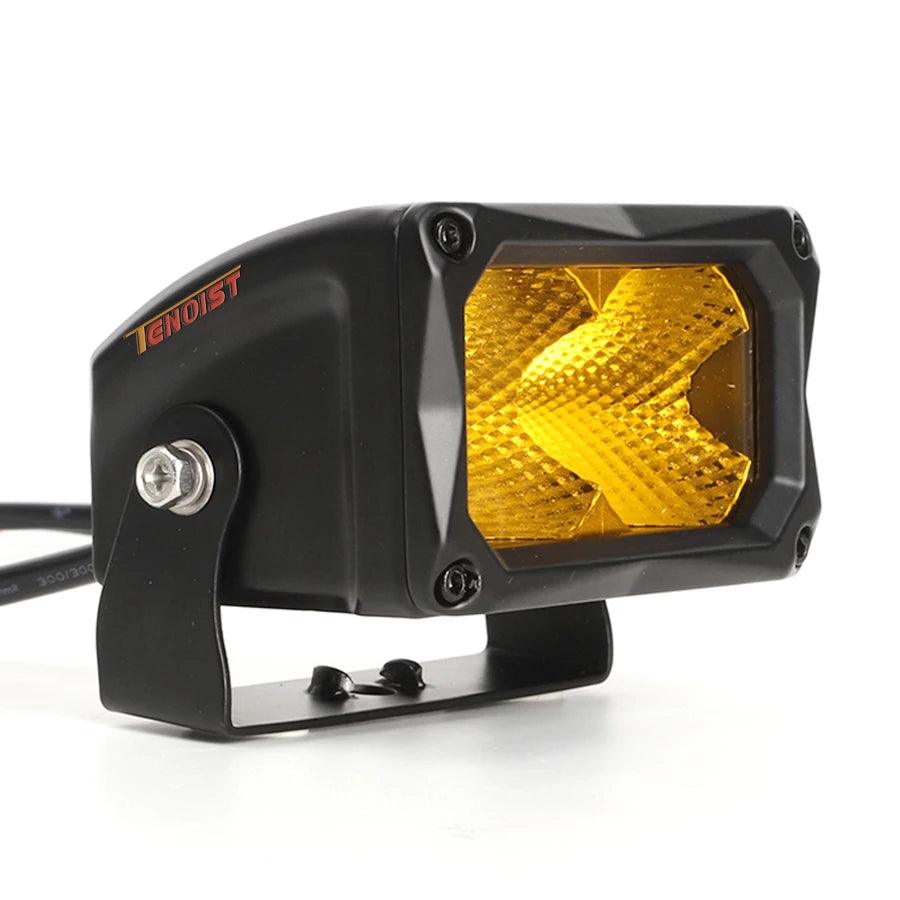 3.5 Inch White Yellow Spot Flood LED Work Head Fog Driving Light For Car SUV Offroad Truck ATV UTV Motorcycle 10 - 80V - LED Work Lamps - Open Cut Off - Grid