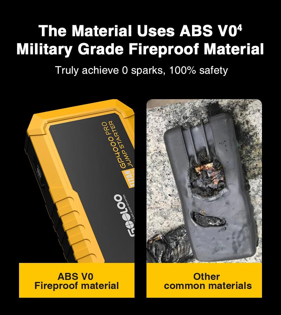 4000A Start Power Bank 26800mAh Jump Starter Car Booster External Battery 12V Starting Device for Petrol Diesel Powerbank Portable Jump Starter