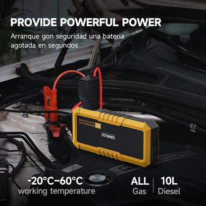 4000A Start Power Bank 26800mAh Jump Starter Car Booster External Battery 12V Starting Device for Petrol Diesel Powerbank Portable Jump Starter