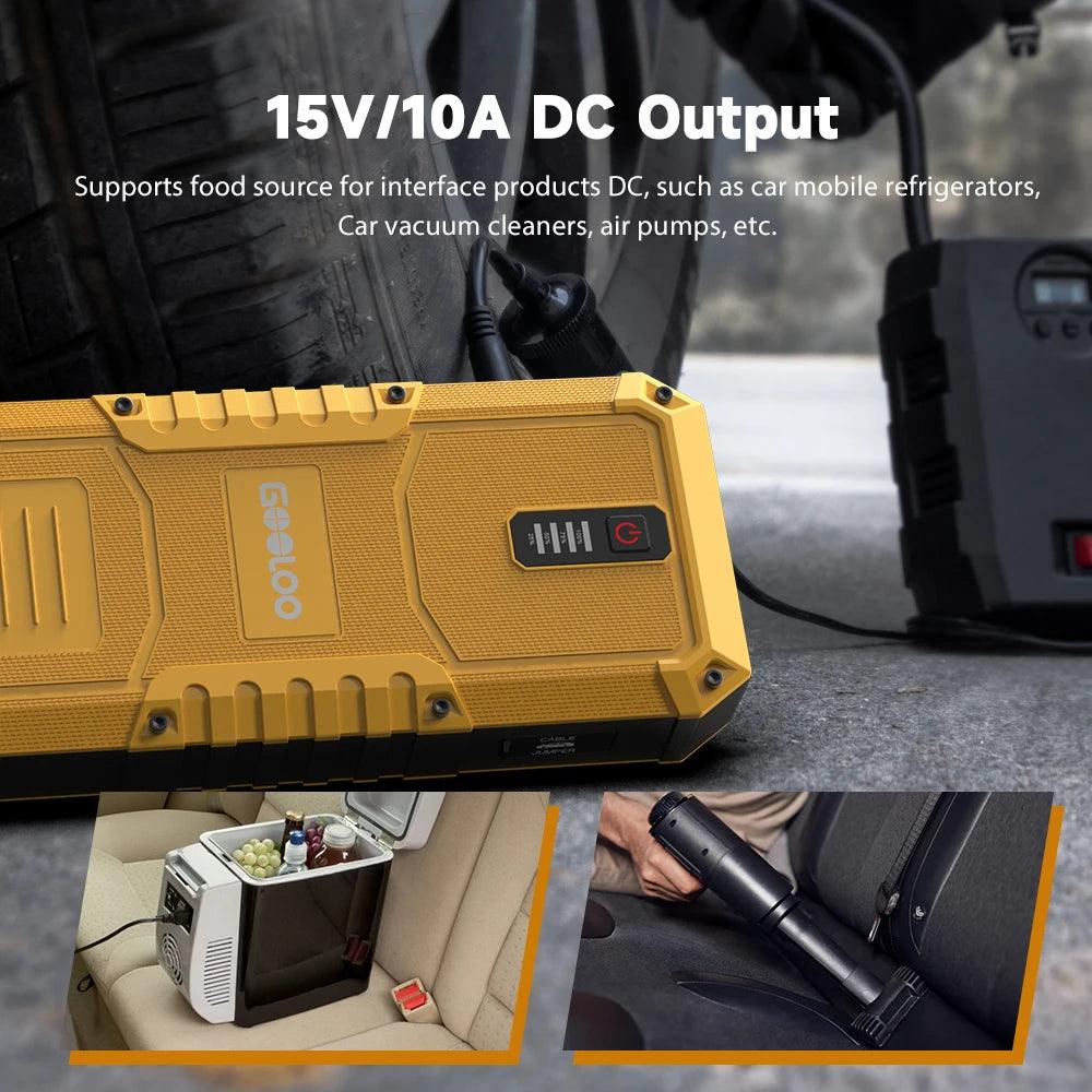 4000A Start Power Bank 26800mAh Jump Starter Car Booster External Battery 12V Starting Device for Petrol Diesel Powerbank Portable Jump Starter