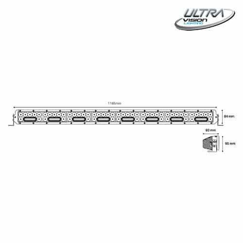 405W 45″ LED Light Bar LED Light Bars