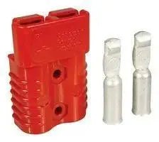 50amp Anderson Plug x 1 (Red) - 50a Anderson Plug - Open Cut Off - Grid