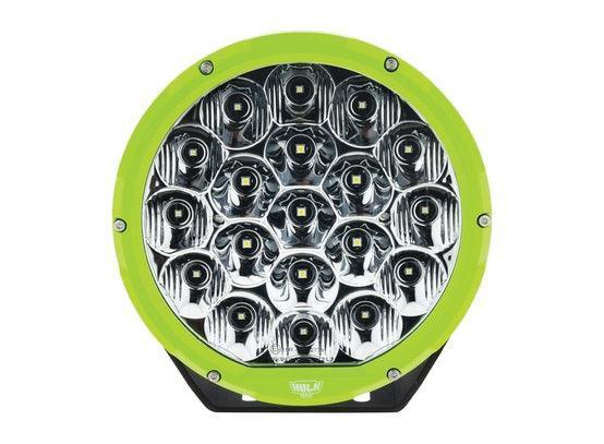 7” Round - 106w LED Driving Lamps Kit - (Green/Black Bezel) Driving Lights