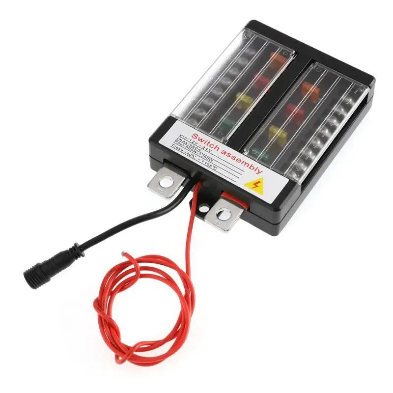 8 Gang On-Off Switch Panel LED Backlight Universal Power System Electronic Relay System Controller for SUV CAMPER RV MARINE Switch Panel